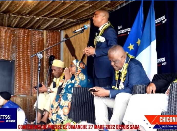 Chiconi FM-TV depuis la ville de Sada : Soula Said-Souffou officialise sa candidature à travers une campagne de presse pour les élections législatives 2022
